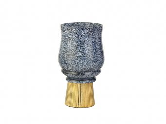 AK.JB0150 BLUE MOZAK GOLD KADEL VAZO KK 11*11*22 CM